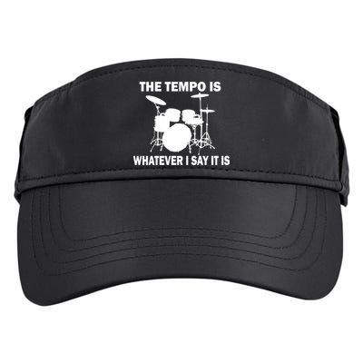 The Tempo Is What I Say Adult Drive Performance Visor