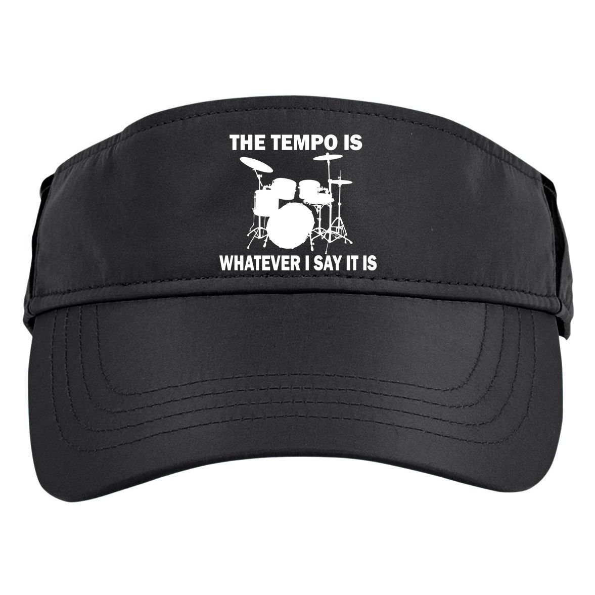The Tempo Is What I Say Adult Drive Performance Visor