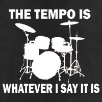 The Tempo Is What I Say Golf Towel