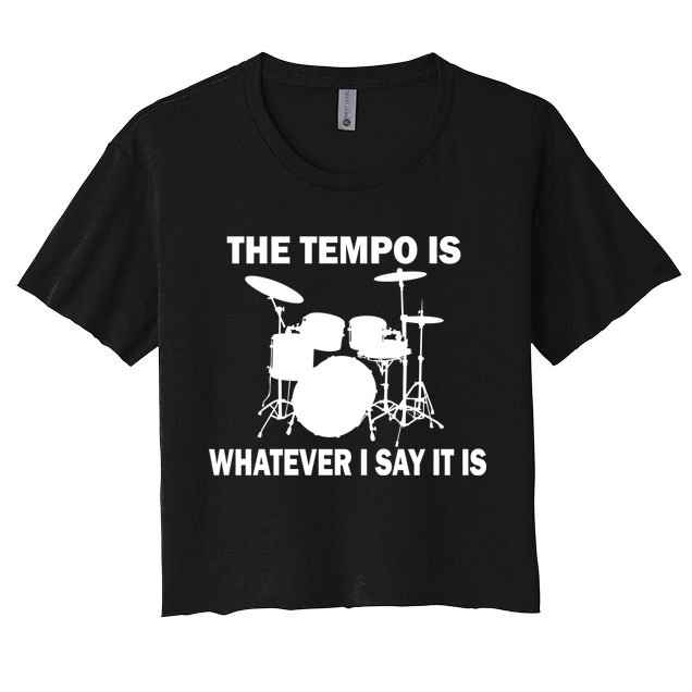 The Tempo Is What I Say Crop Top