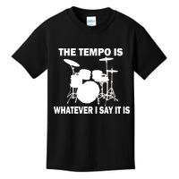 The Tempo Is What I Say Kids T-Shirt