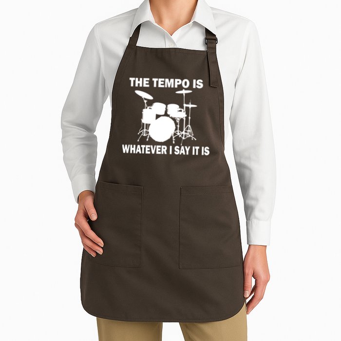 The Tempo Is What I Say Apron