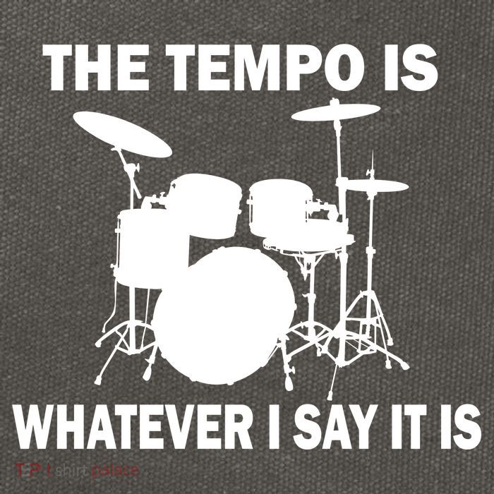 The Tempo Is What I Say Cotton Canvas Backpack