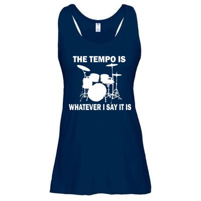 The Tempo Is What I Say Ladies Essential Flowy Tank