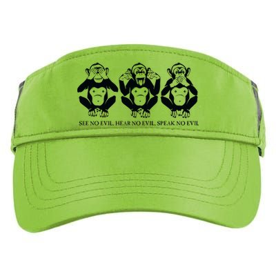 The three wise monkeys Adult Drive Performance Visor