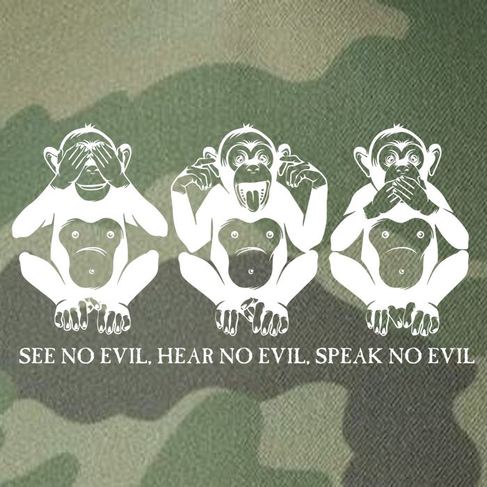 The three wise monkeys Legacy Tie Dye Trucker Hat