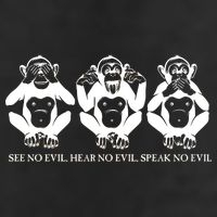 The three wise monkeys Cool Comfort Performance Bucket Hat