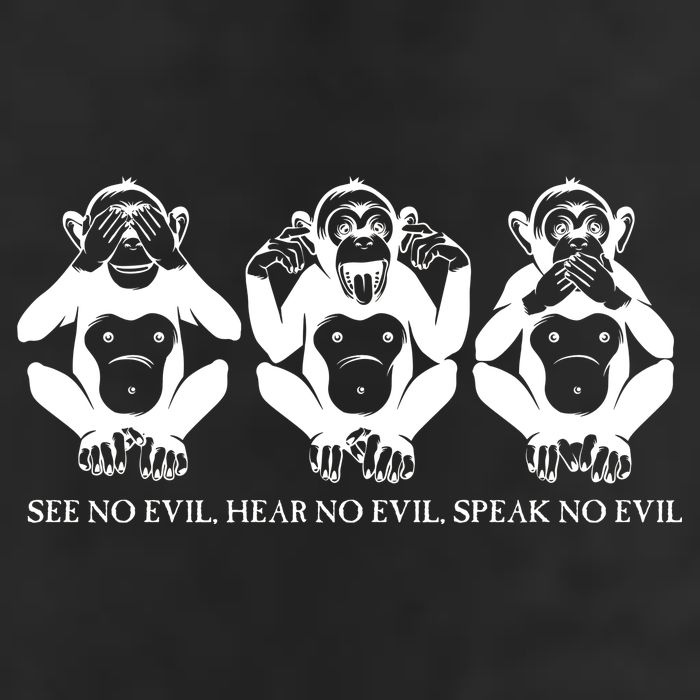The three wise monkeys Cool Comfort Performance Bucket Hat
