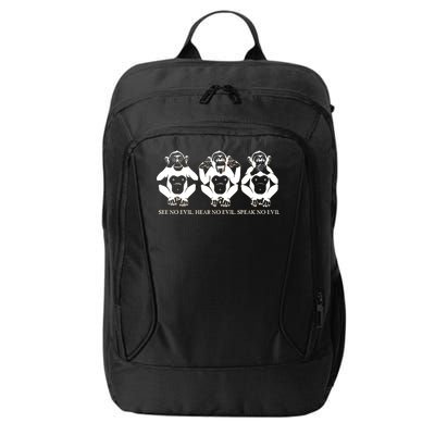 The three wise monkeys City Backpack