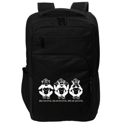 The three wise monkeys Impact Tech Backpack