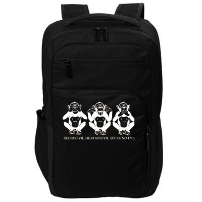 The three wise monkeys Impact Tech Backpack