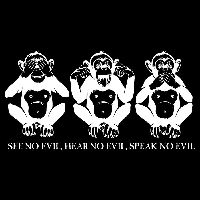 The three wise monkeys Backpack