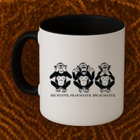 The three wise monkeys Mug