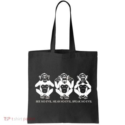 The three wise monkeys Bag