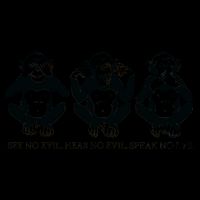 The three wise monkeys 16oz Travel Tumbler