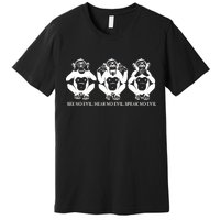 The three wise monkeys Premium T-Shirt