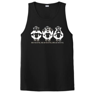 The three wise monkeys PosiCharge Competitor Tank