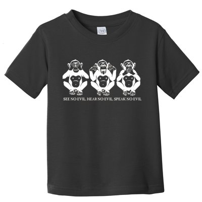The three wise monkeys Toddler T-Shirt