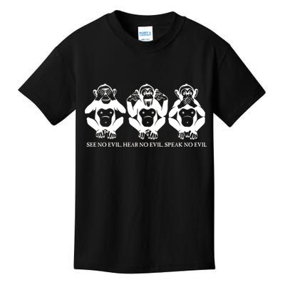 The three wise monkeys Kids T-Shirt