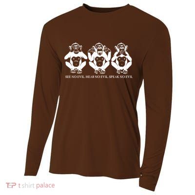 The three wise monkeys Cooling Performance Long Sleeve Crew