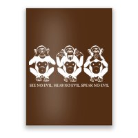 The three wise monkeys Poster