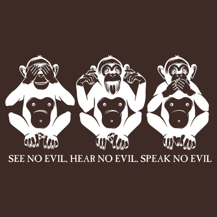 The three wise monkeys Full Zip Hoodie