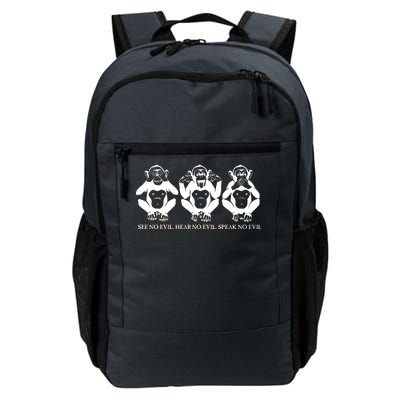 The three wise monkeys Daily Commute Backpack