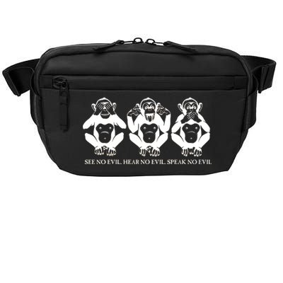 The three wise monkeys Crossbody Pack