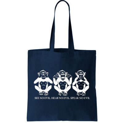 The three wise monkeys Tote Bag