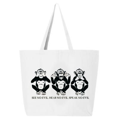 The three wise monkeys 25L Jumbo Tote