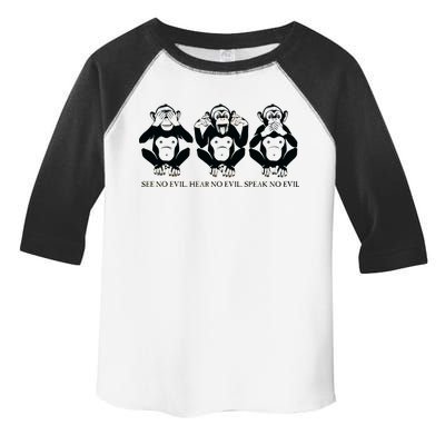 The three wise monkeys Toddler Fine Jersey T-Shirt