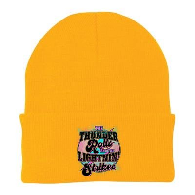 The Thunder Rolls And The Lightning Strikes Knit Cap Winter Beanie