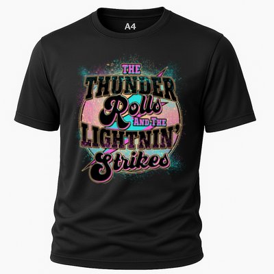 The Thunder Rolls And The Lightning Strikes Performance Shirt