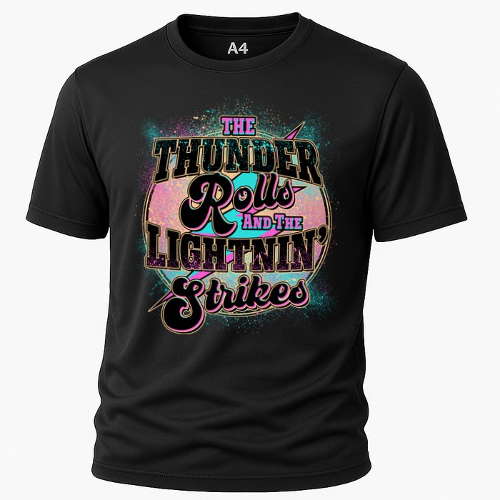 The Thunder Rolls And The Lightning Strikes Performance Shirt