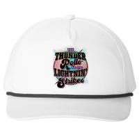 The Thunder Rolls And The Lightning Strikes Snapback Five-Panel Rope Hat