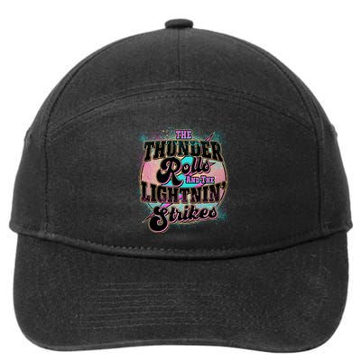 The Thunder Rolls And The Lightning Strikes 7-Panel Snapback Hat