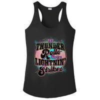 The Thunder Rolls And The Lightning Strikes Ladies PosiCharge Competitor Racerback Tank