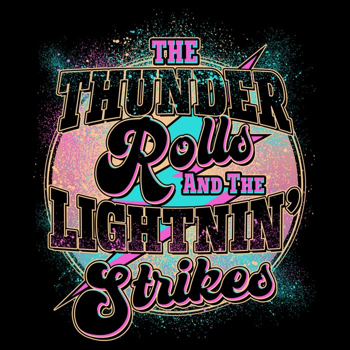 The Thunder Rolls And The Lightning Strikes Mousepad