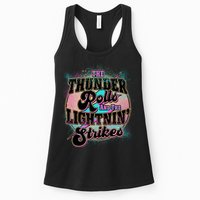 The Thunder Rolls And The Lightning Strikes Womens Tank Top