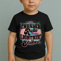 The Thunder Rolls And The Lightning Strikes Toddler T-Shirt