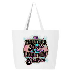 The Thunder Rolls And The Lightning Strikes 25L Jumbo Tote