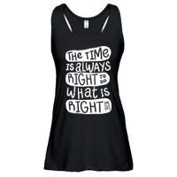 The Time is Always Right to Do What is Right Ladies Essential Flowy Tank