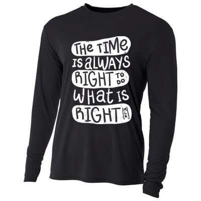 The Time is Always Right to Do What is Right Cooling Performance Long Sleeve Crew