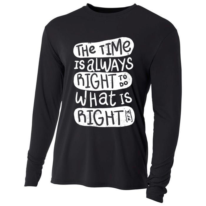 The Time is Always Right to Do What is Right Cooling Performance Long Sleeve Crew