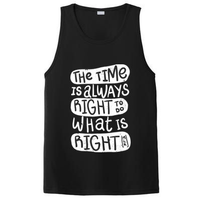 The Time is Always Right to Do What is Right PosiCharge Competitor Tank