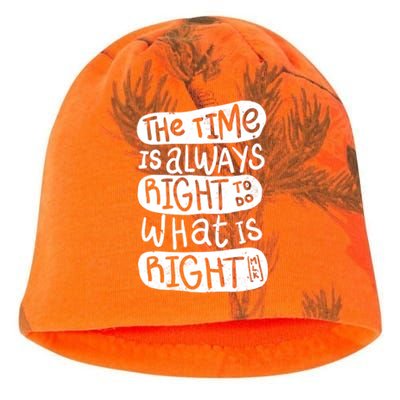 The Time is Always Right to Do What is Right Kati - Camo Knit Beanie