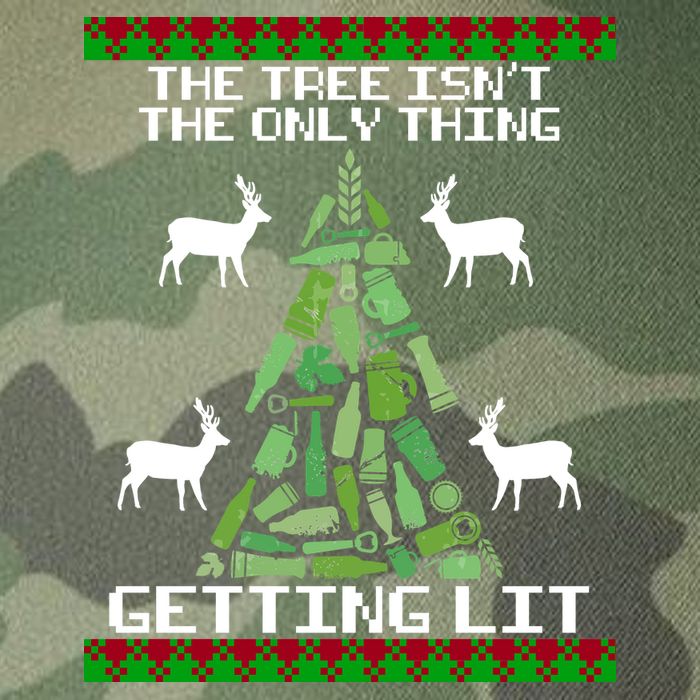 The Tree Isn't The Only Thing Getting Lit Legacy Tie Dye Trucker Hat