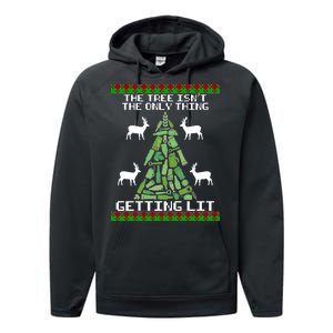 The Tree Isn't The Only Thing Getting Lit Performance Fleece Hoodie