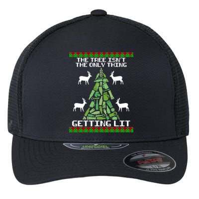 The Tree Isn't The Only Thing Getting Lit Flexfit Unipanel Trucker Cap