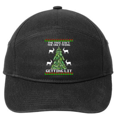 The Tree Isn't The Only Thing Getting Lit 7-Panel Snapback Hat